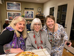 (From left to right) Cathy Flores, Sam Melin Collins, and Jeanne McGurk.