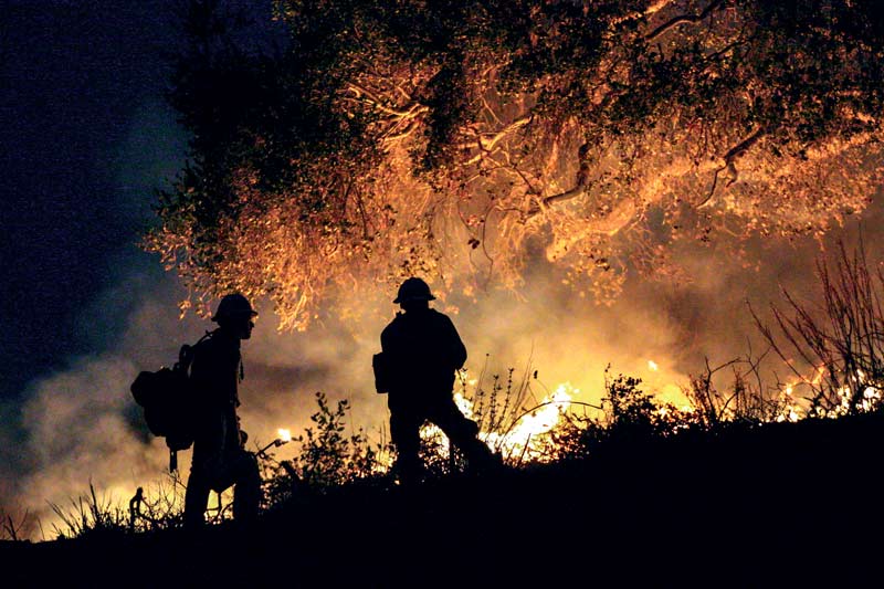 photo of wildfire